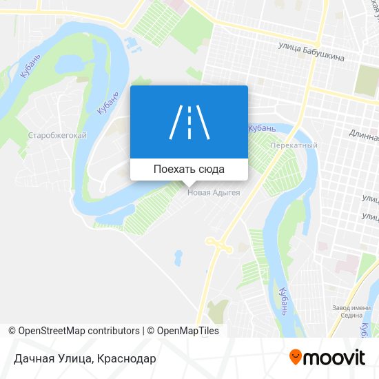 Карта Дачная Улица