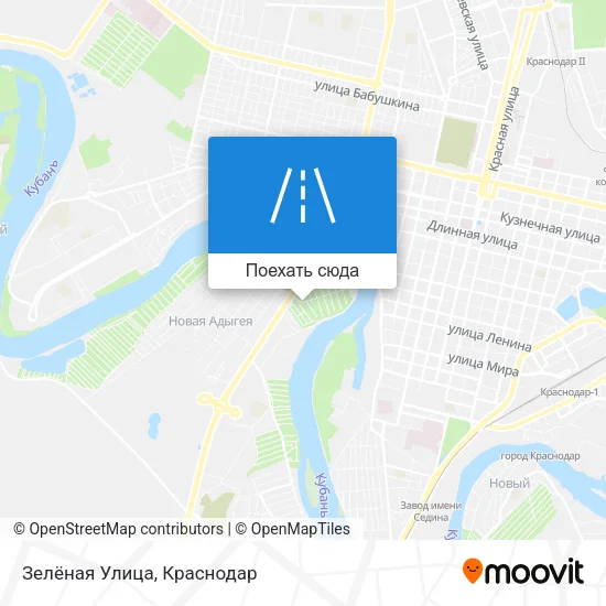 Карта Зелёная Улица