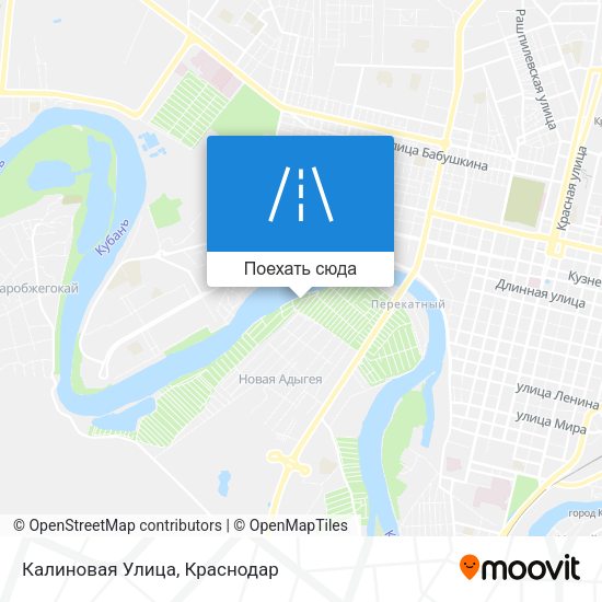 Карта Калиновая Улица