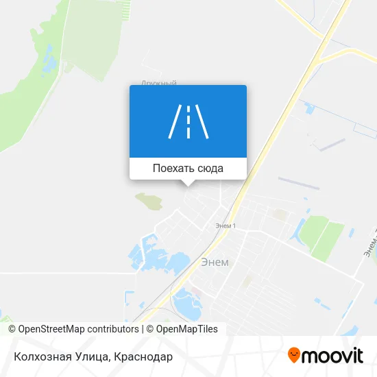 Карта Колхозная Улица