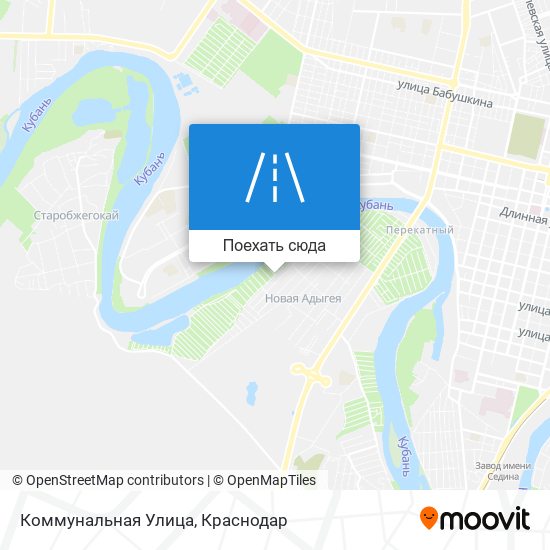 Карта Коммунальная Улица