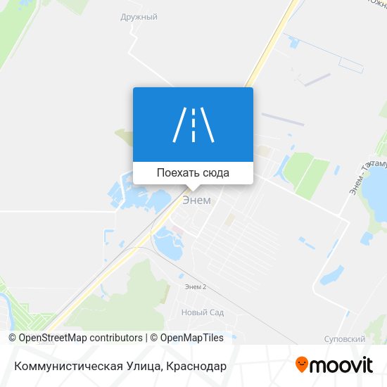 Карта Коммунистическая Улица