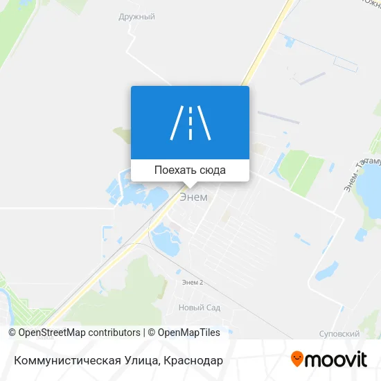 Карта Коммунистическая Улица
