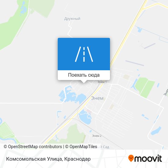 Карта Комсомольская Улица
