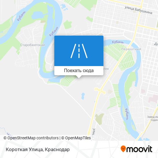 Карта Короткая Улица