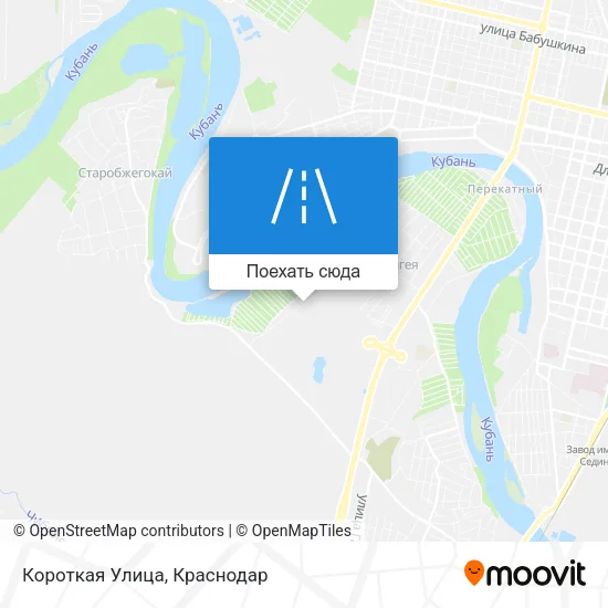 Карта Короткая Улица