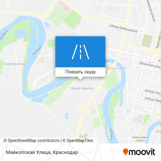 Карта Майкопская Улица