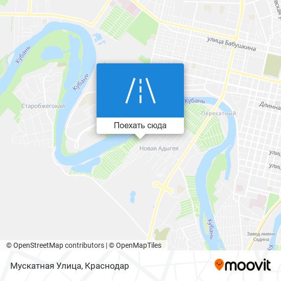 Карта Мускатная Улица