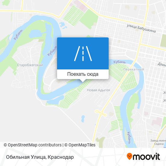 Карта Обильная Улица