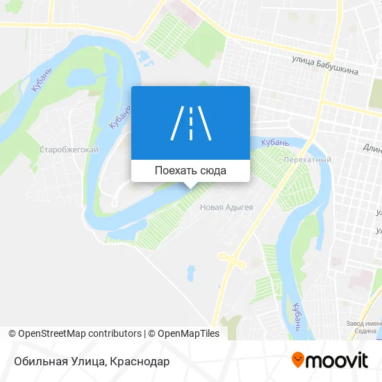 Карта Обильная Улица