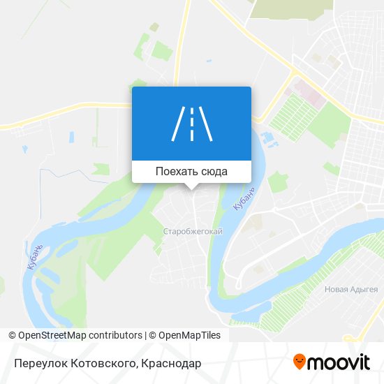 Карта Переулок Котовского