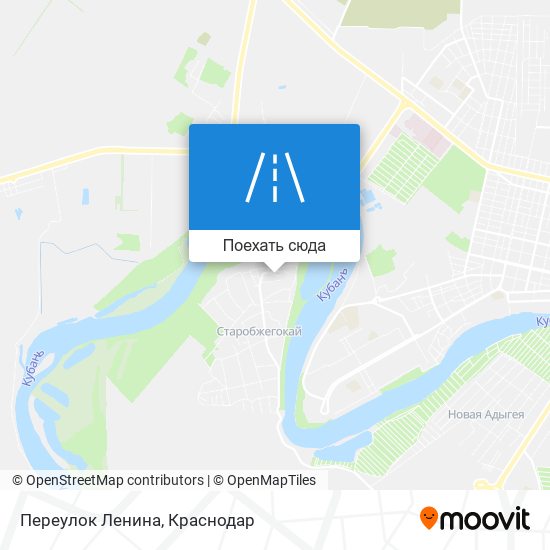 Карта Переулок Ленина