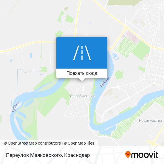 Карта Переулок Маяковского