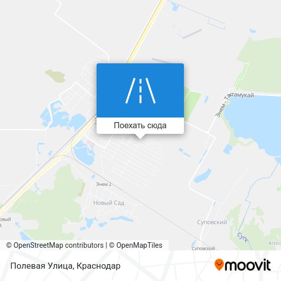 Карта Полевая Улица
