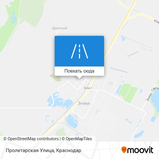 Карта Пролетарская Улица