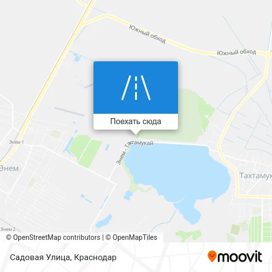 Карта Садовая Улица