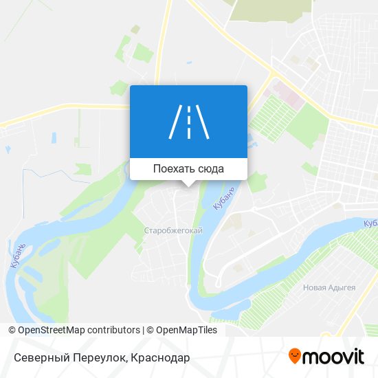 Карта Северный Переулок