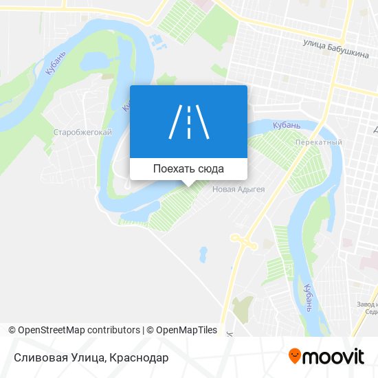 Карта Сливовая Улица