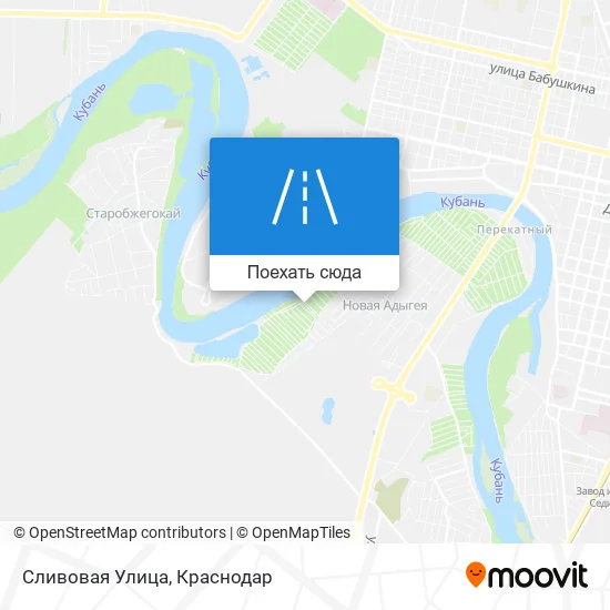 Карта Сливовая Улица