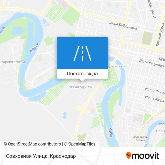 Карта Совхозная Улица
