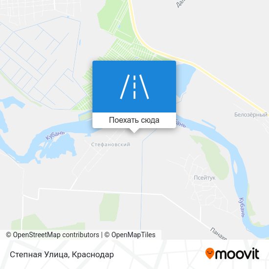 Карта Степная Улица
