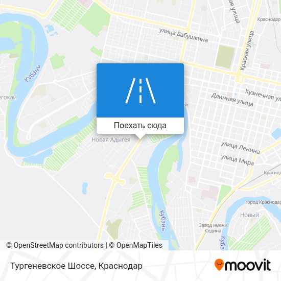 Карта Тургеневское Шоссе