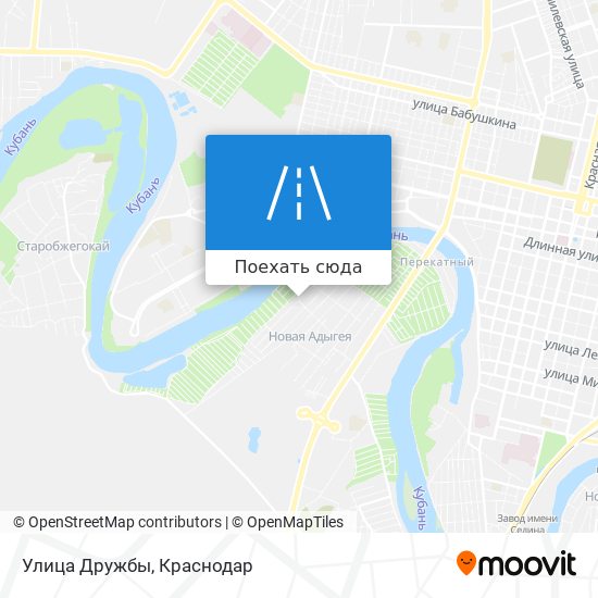 Карта Улица Дружбы