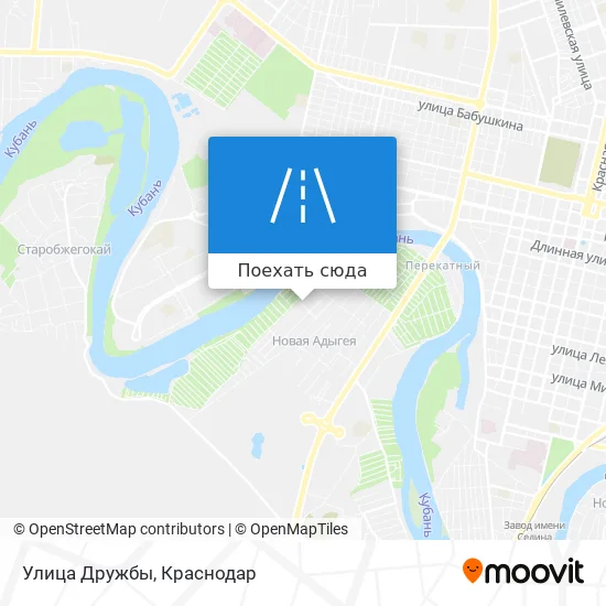 Карта Улица Дружбы
