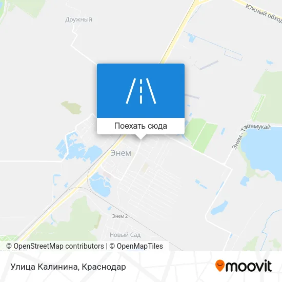 Карта Улица Калинина