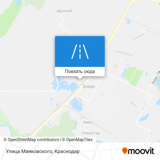 Карта Улица Маяковского