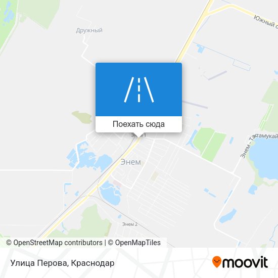 Карта Улица Перова