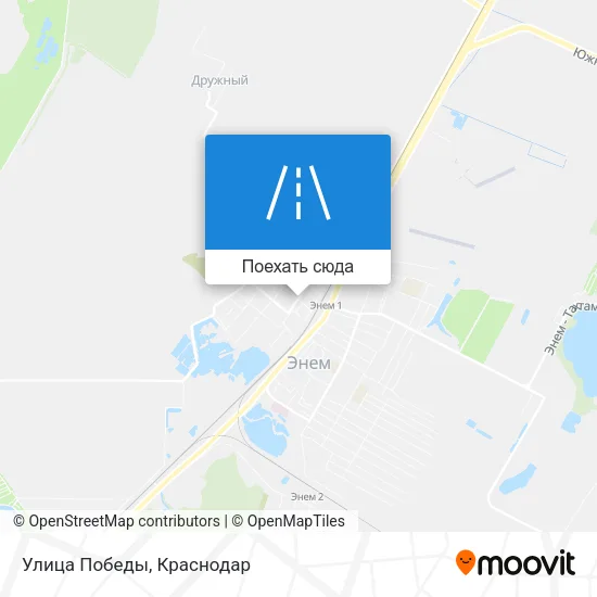 Карта Улица Победы