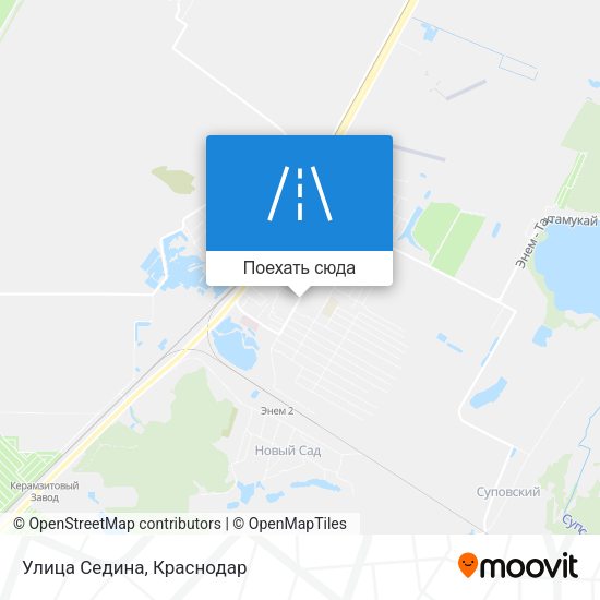 Карта Улица Седина