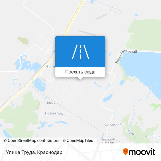 Карта Улица Труда