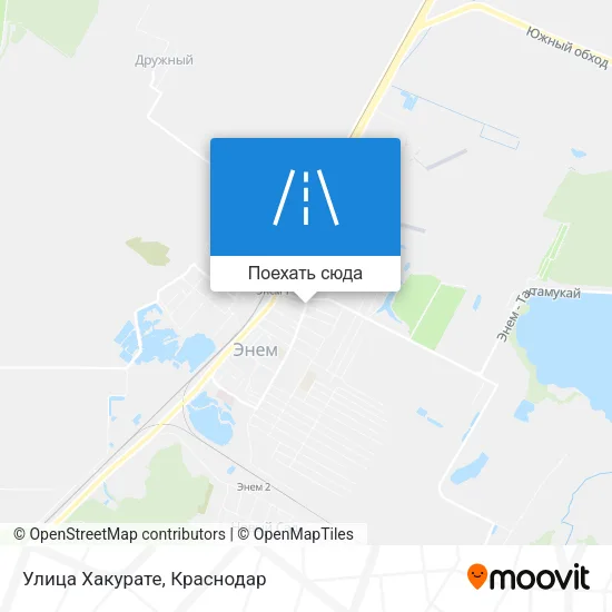 Карта Улица Хакурате