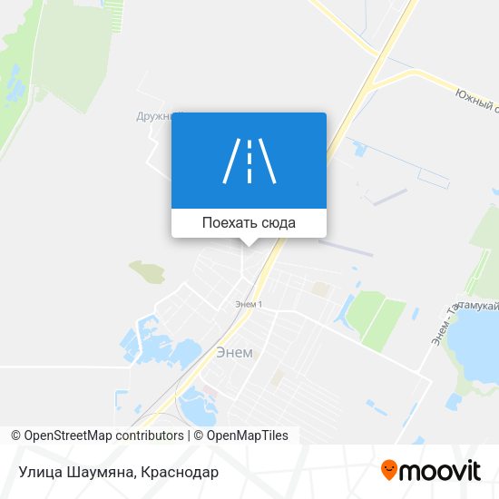 Карта Улица Шаумяна