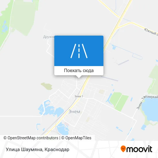Карта Улица Шаумяна