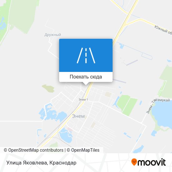 Карта Улица Яковлева