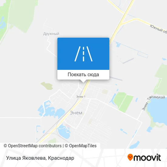 Карта Улица Яковлева