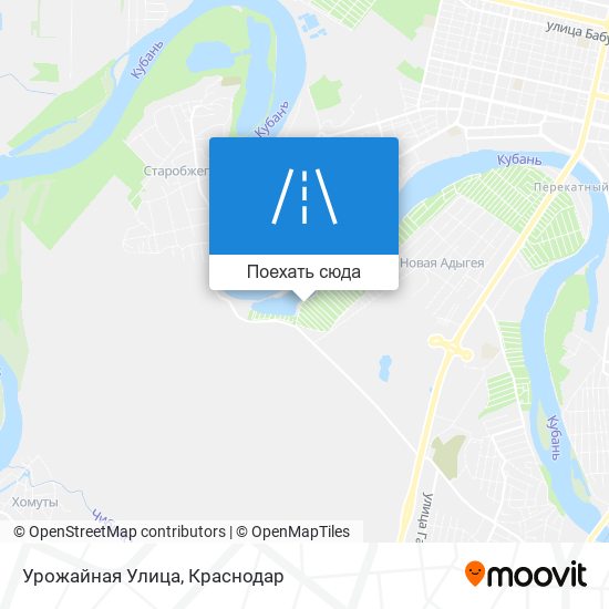 Карта Урожайная Улица
