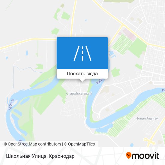 Карта Школьная Улица