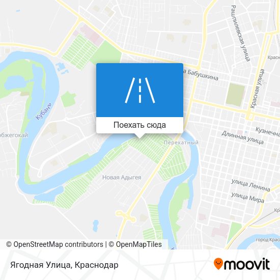 Карта Ягодная Улица