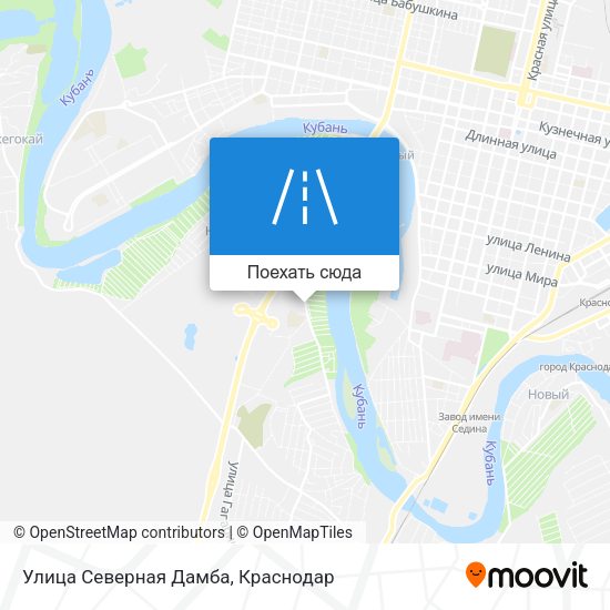 Карта Улица Северная Дамба