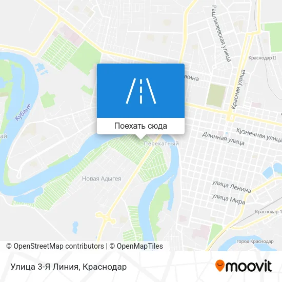 Карта Улица 3-Я Линия