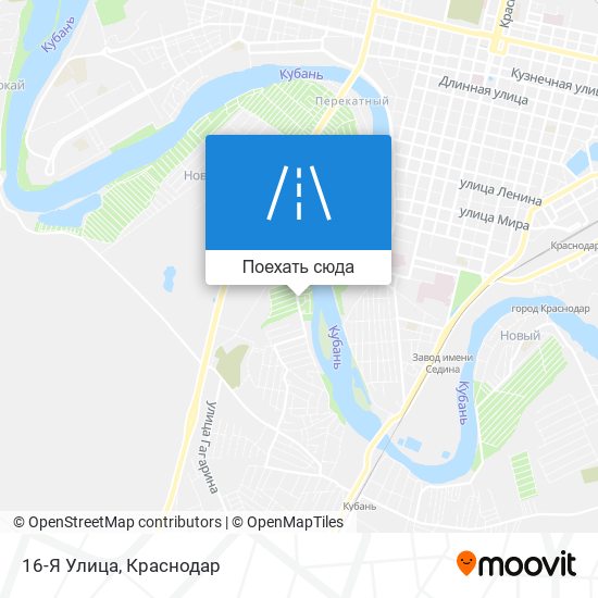 Карта 16-Я Улица