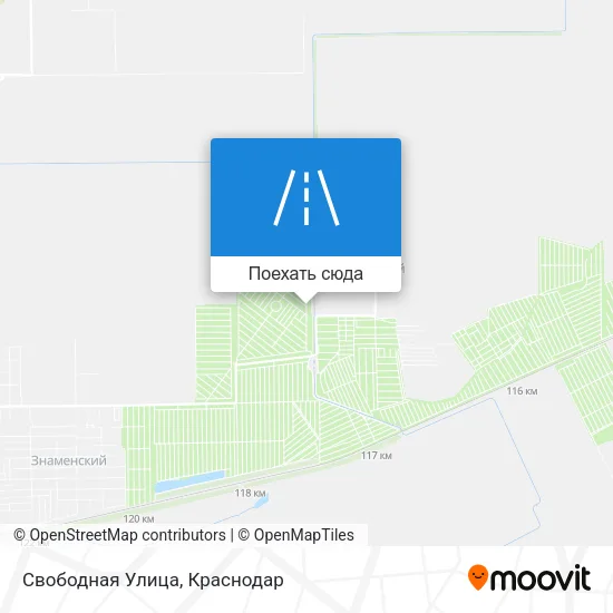 Карта Свободная Улица