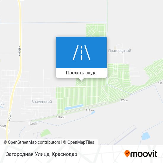 Карта Загородная Улица