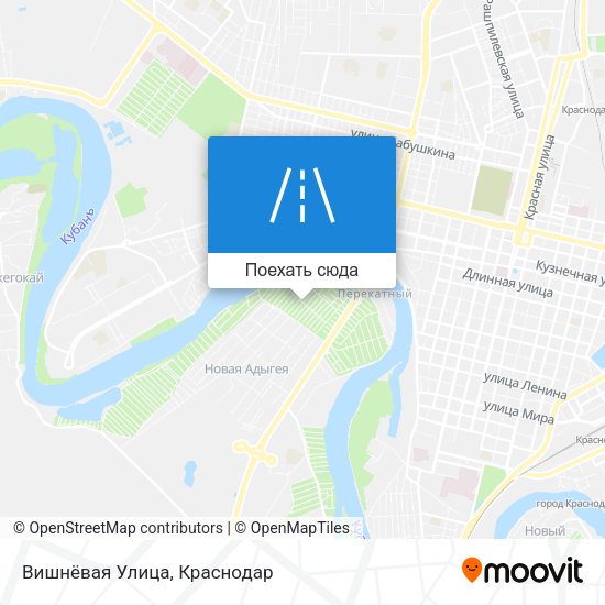 Карта Вишнёвая Улица