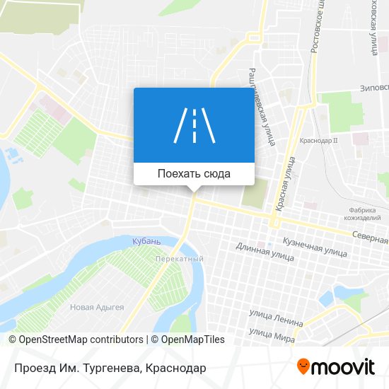 Карта Проезд Им. Тургенева