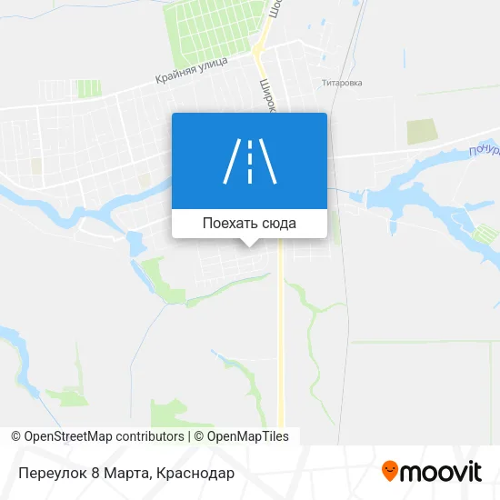 Карта Переулок 8 Марта